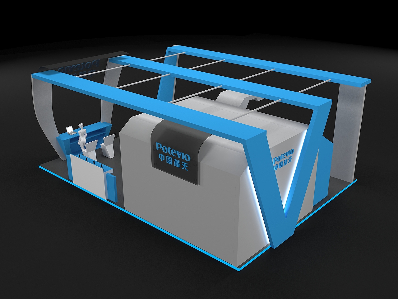 中国普天展览展示展台设计