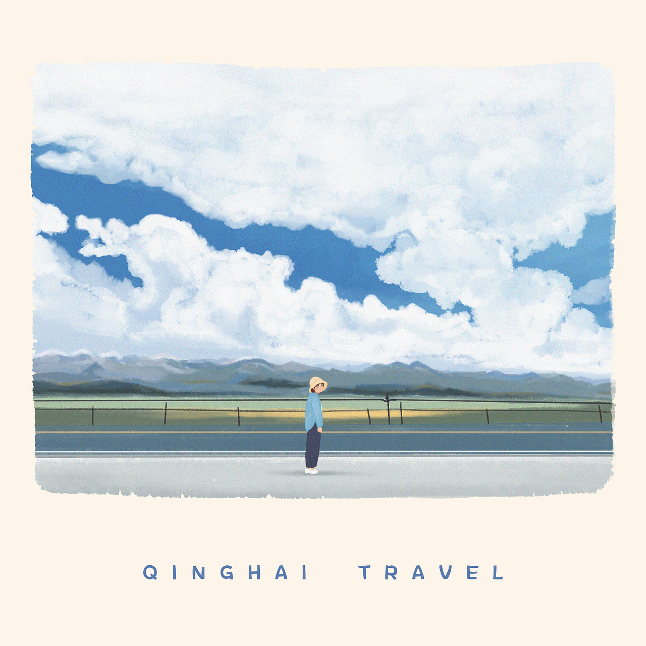 青海旅行 ​​​（图ZMTIwMDMxMTA0） - 创作习作 - 站酷设计师一张张草纸原创素材 - 站酷ZCOOL