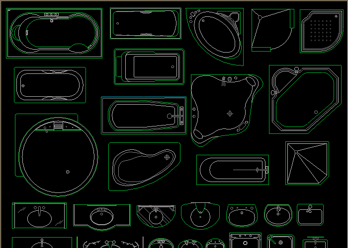 室内家装设计CAD图库图块大全