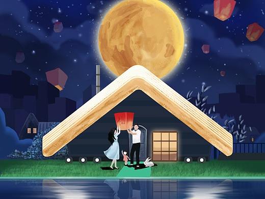 中秋圣诞（个人主页-ZMzI0NTM1MjA=） - 创作习作 - 站酷设计师梁金莲原创素材 - 站酷ZCOOL