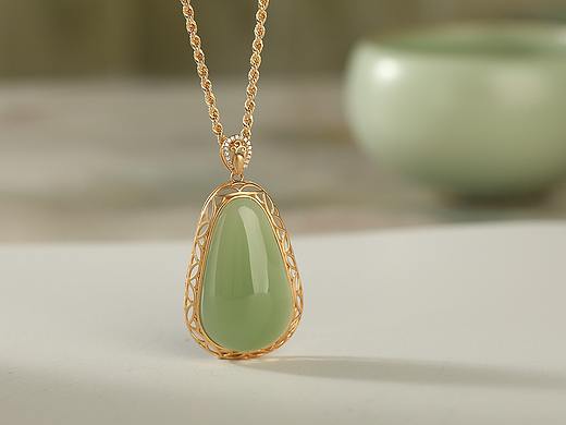 和田玉吊坠拍摄