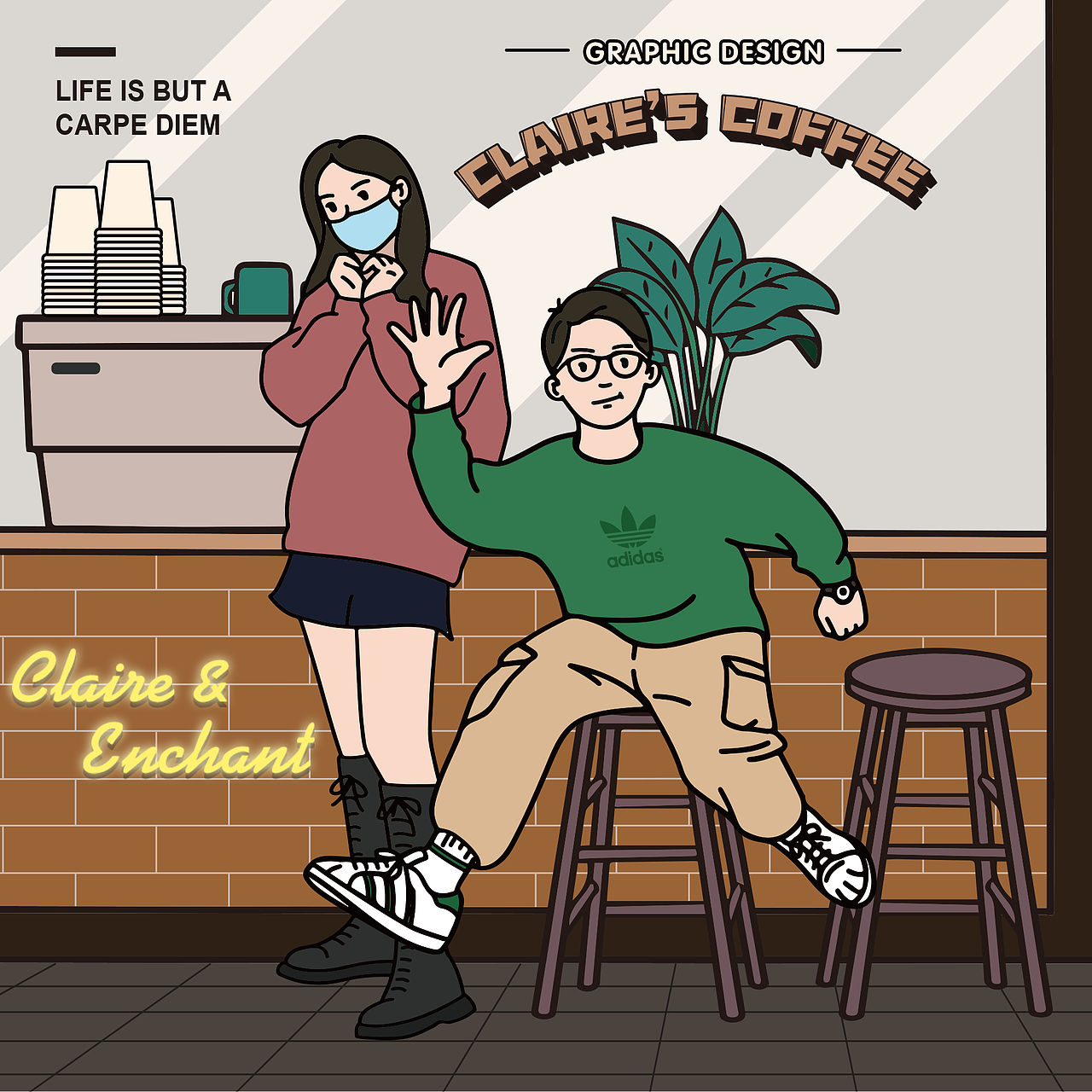 不知名侦探社的小伙伴（图ZMjc4MDk4Mjg4） - 创作习作 - 站酷设计师ClaireLee21原创素材 - 站酷ZCOOL