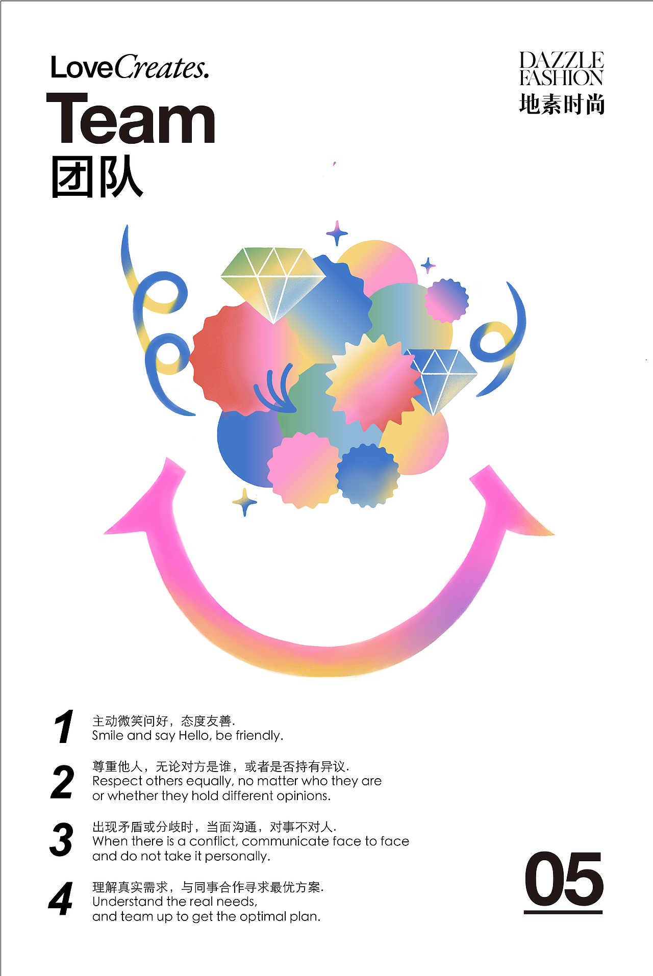 插画设计 | DAZZLE品牌行为规范海报（图ZMjkxODc0MjAw） - 商业插画 - 站酷设计师曲小哼Micco原创素材 - 站酷ZCOOL
