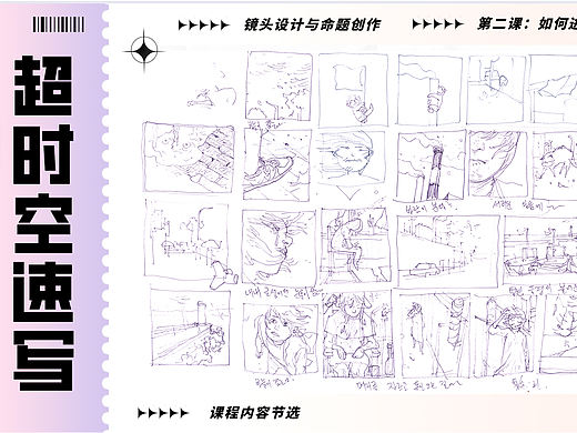 如何进行镜头设计【镜头设计与命题创作】课程内容节选