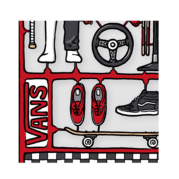VANS-THE MOST "OFF THE WALL" TEACHER Poster 2013（图ZMTUyNTc2MjQ=） - 商业插画 - 站酷设计师PandaMei原创素材 - 站酷ZCOOL