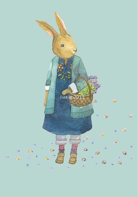 【小森活系列】林田原创插画（图ZODQ3NDYwMA==） - 绘本 - 站酷设计师林田lisa原创素材 - 站酷ZCOOL