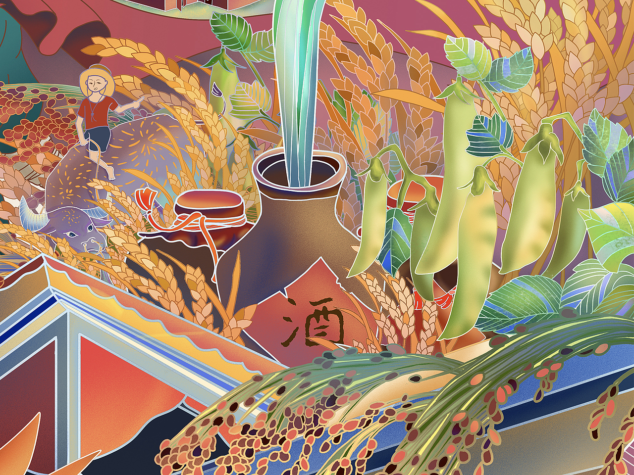 城市系列插画|山西印象