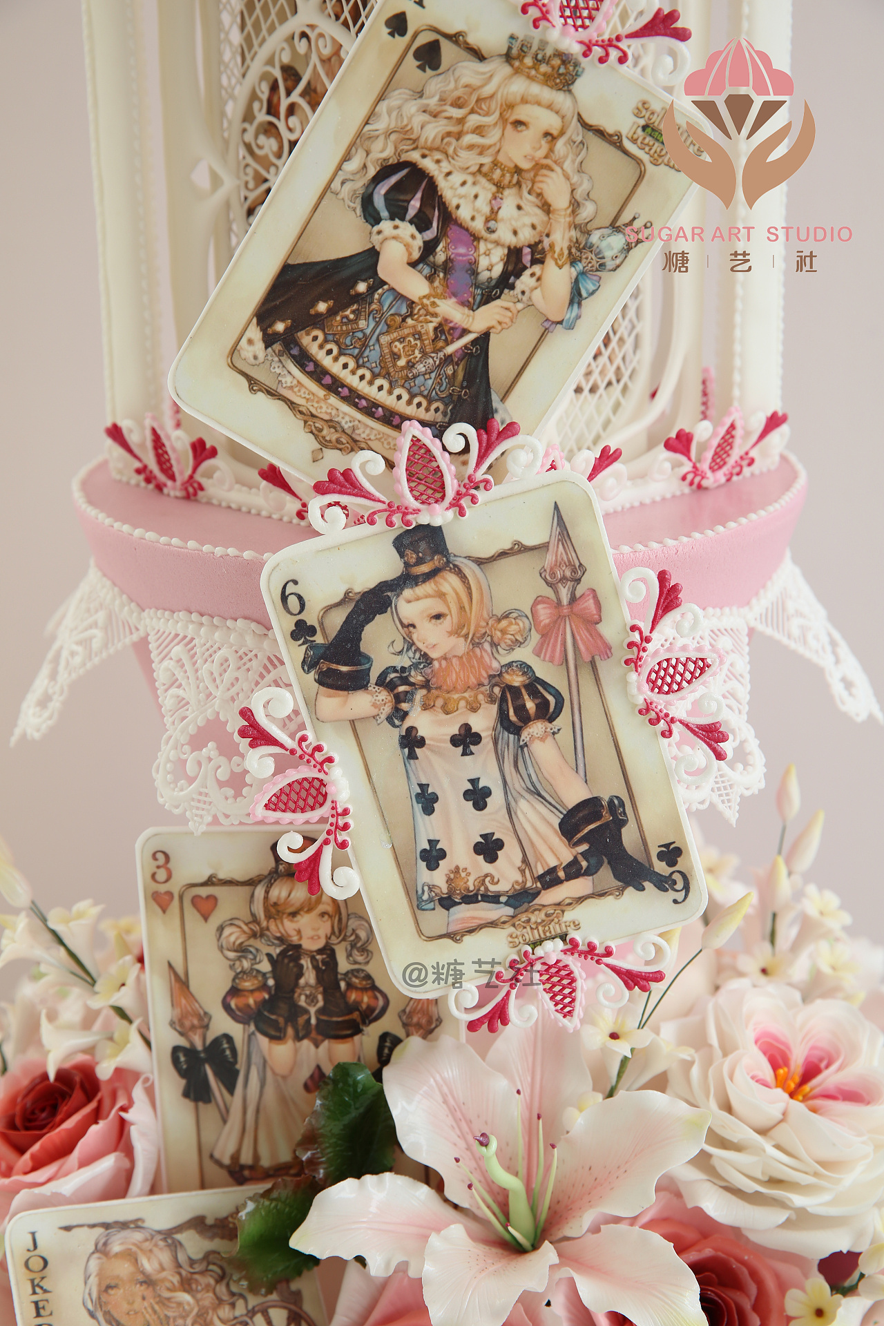 花朵小蛋糕,花朵款蛋糕,花朵形蛋糕_大山谷图库