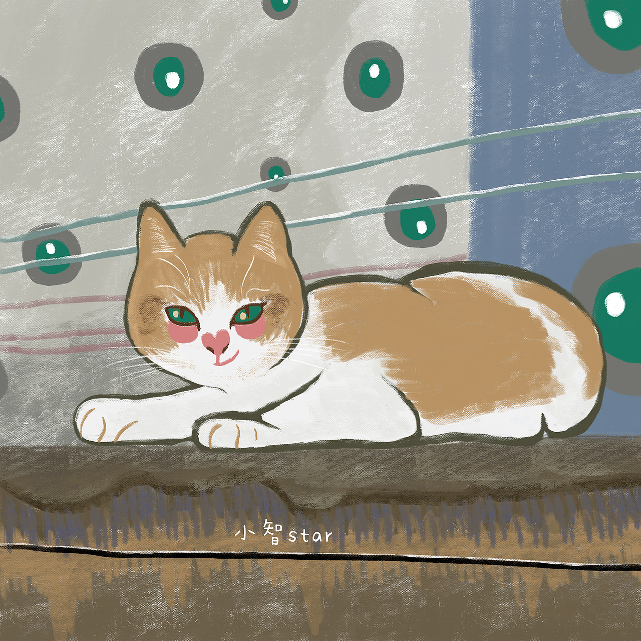 小智star ▏十大只创意插画猫（图ZMjUyOTg0MjM2） - 绘画 - 站酷设计师小智star原创素材 - 站酷ZCOOL