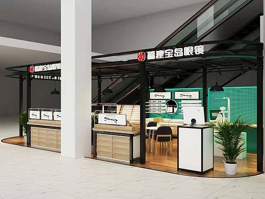 商场眼镜店装修 快时尚风格自选