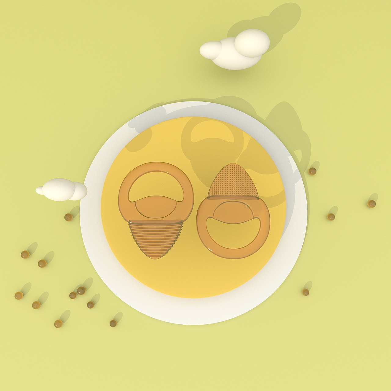 婴儿牙胶场景设计（图ZMjc3NjcyMzEy） - 生活用品 - 站酷设计师今天心情原创素材 - 站酷ZCOOL