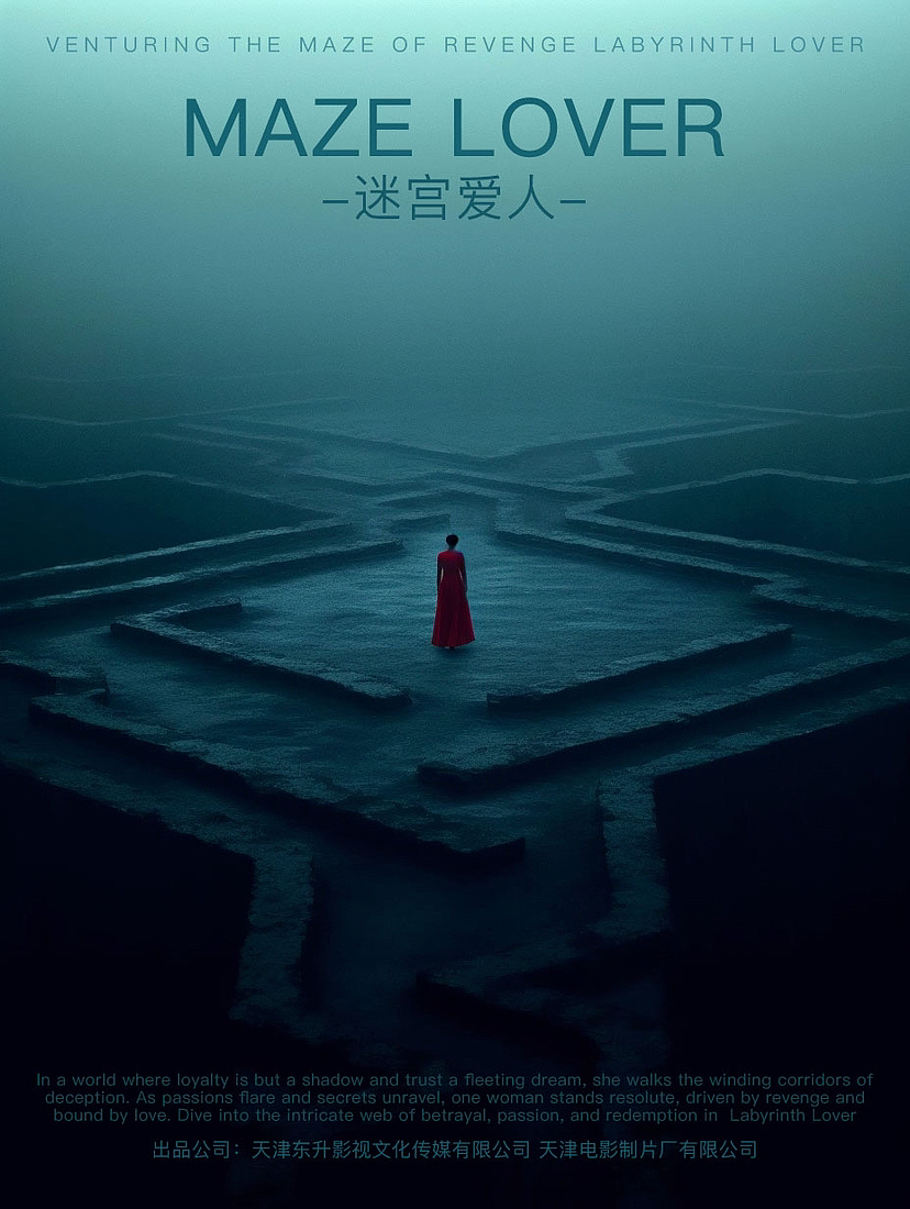 电影海报《迷宫爱人》（图ZMzUzMjIyMjg4） - 海报 - 站酷设计师Anbolis原创素材 - 站酷ZCOOL