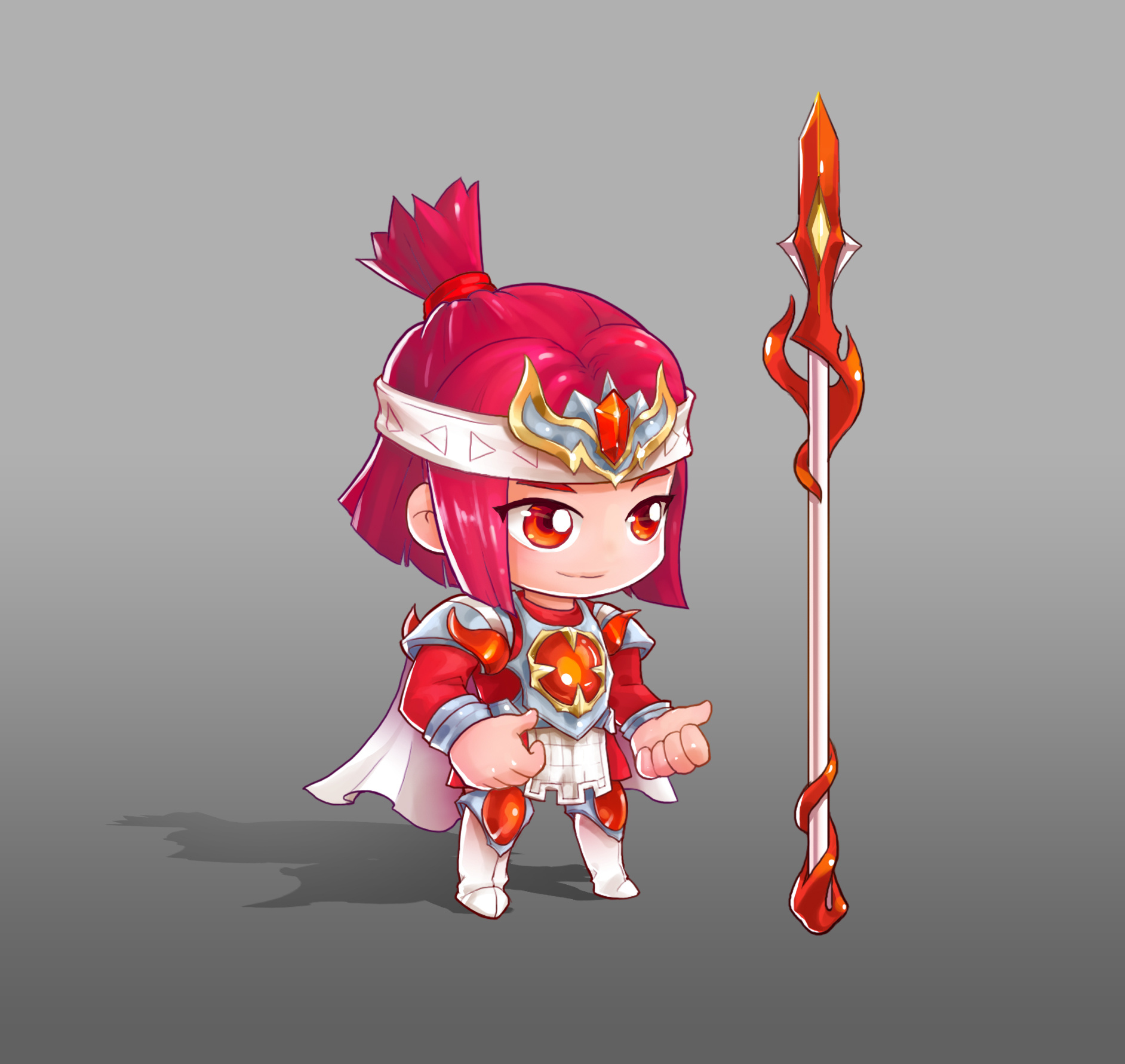 日风 三国 游戏原画 孔秀