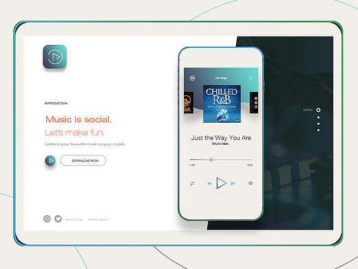 音乐播放器app UI设计