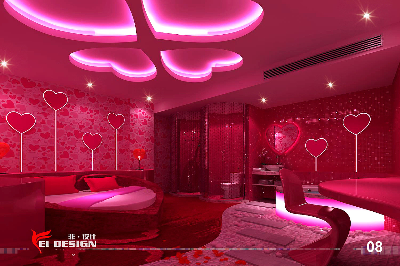 情侣酒店设计——天鹅恋情侣主题酒店