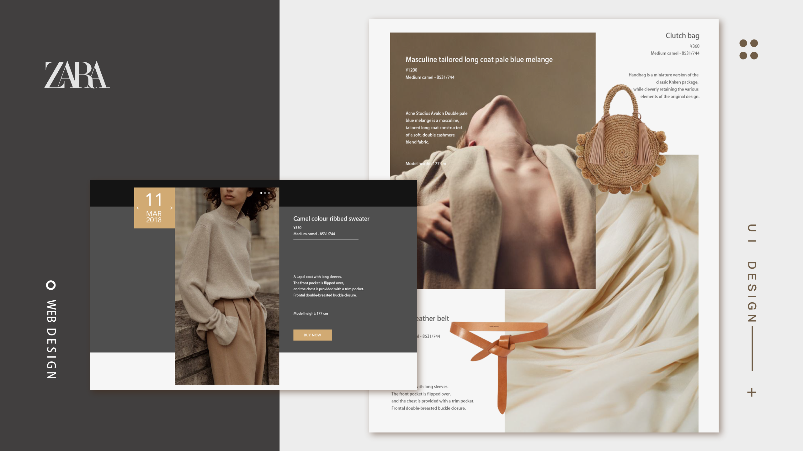 ZARA WEB DESIGN网页电商阿洙 原创作品 站酷 (ZCOOL)