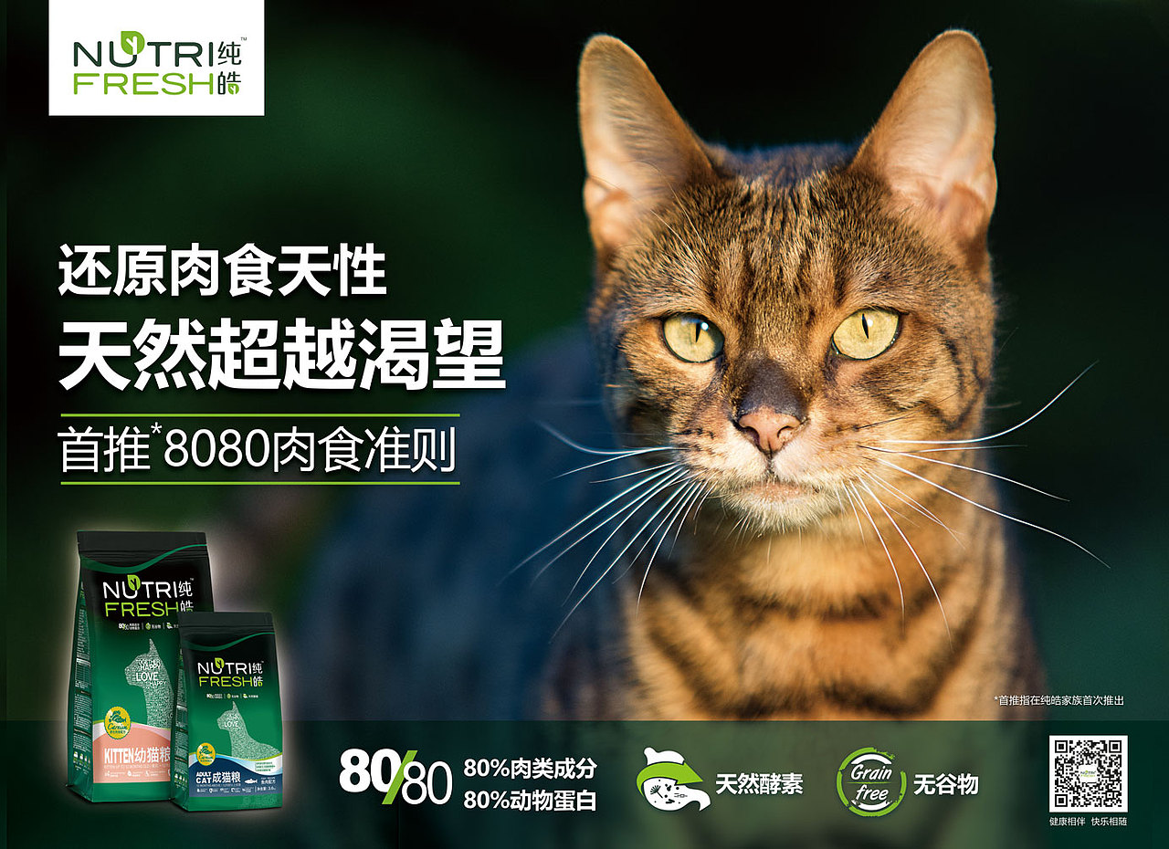 肉食天性貓糧視覺設(shè)計（圖ZMTA4NTc5NzI0） - 海報 - 站酷設(shè)計師年糕姐姐WindyQ原創(chuàng)素材 - 站酷ZCOOL