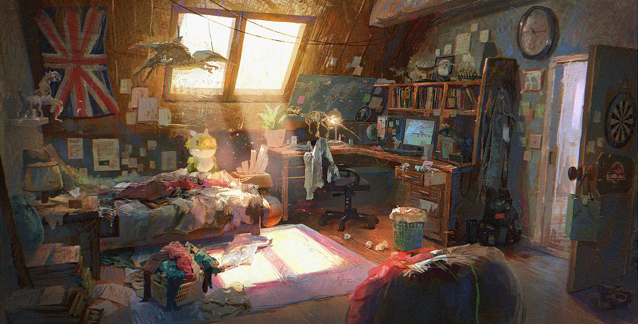 卧室（图ZMjQ2NzQ0MzUy） - 概念设定 - 站酷设计师ZX岚原创素材 - 站酷ZCOOL