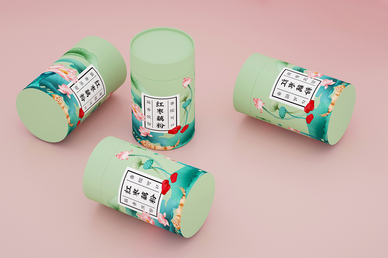 红枣藕粉包装