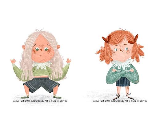 日常插画 | 快乐得像个小孩（个人主页-ZNTE4MjA0NjA=） - 儿童插画 - 站酷设计师IamAsung原创素材 - 站酷ZCOOL