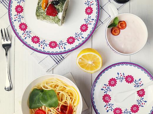 瑞典印象骨瓷餐具拍摄及详情设计