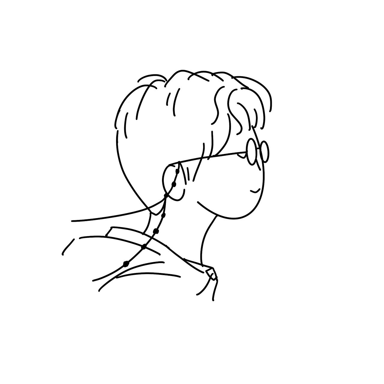 致命女人 - 黑白线条人物头像合集