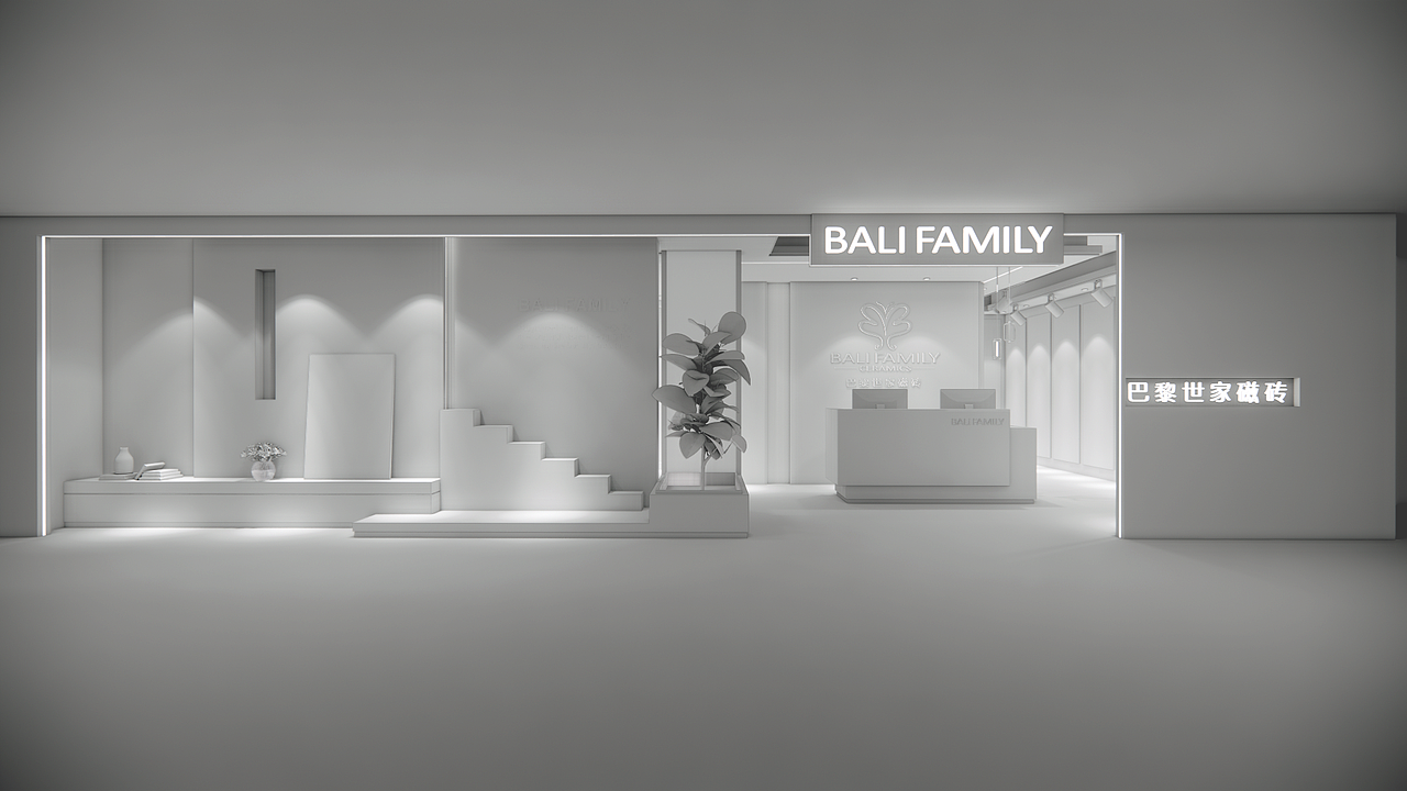 80m²也可以做出高级感 | 巴黎世家瓷砖旗舰店（图ZMjQ2MTY3MDQ4） - 商业空间设计 - 站酷设计师S空間設計原创素材 - 站酷ZCOOL