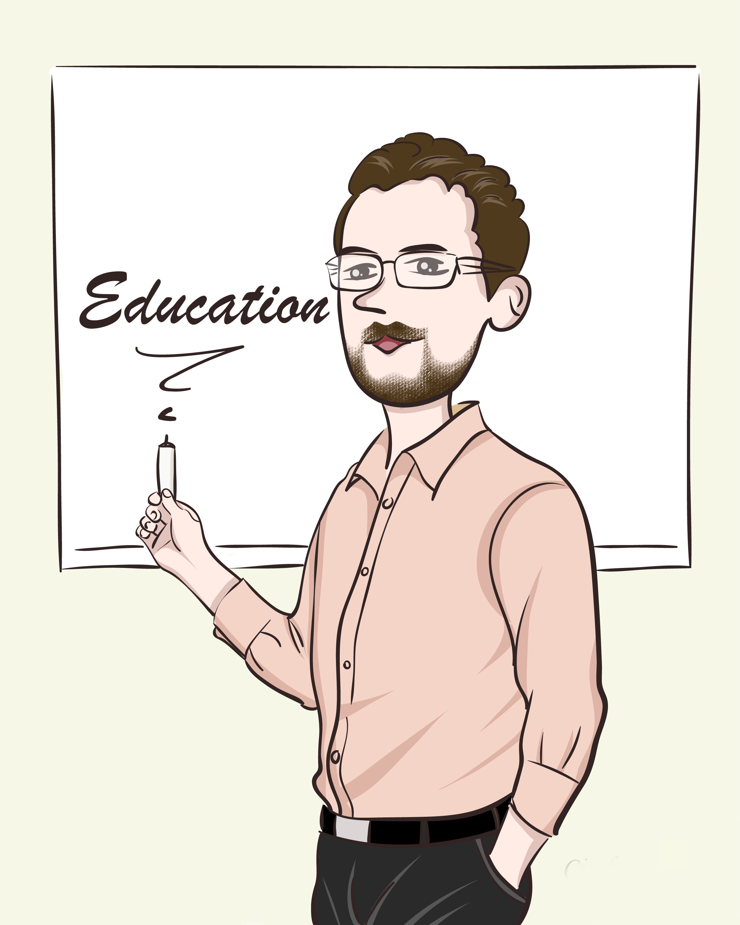 教师节插画海报|插画|商业插画|爱画画的ACE - 原创作品 - 站酷 (ZCOOL)