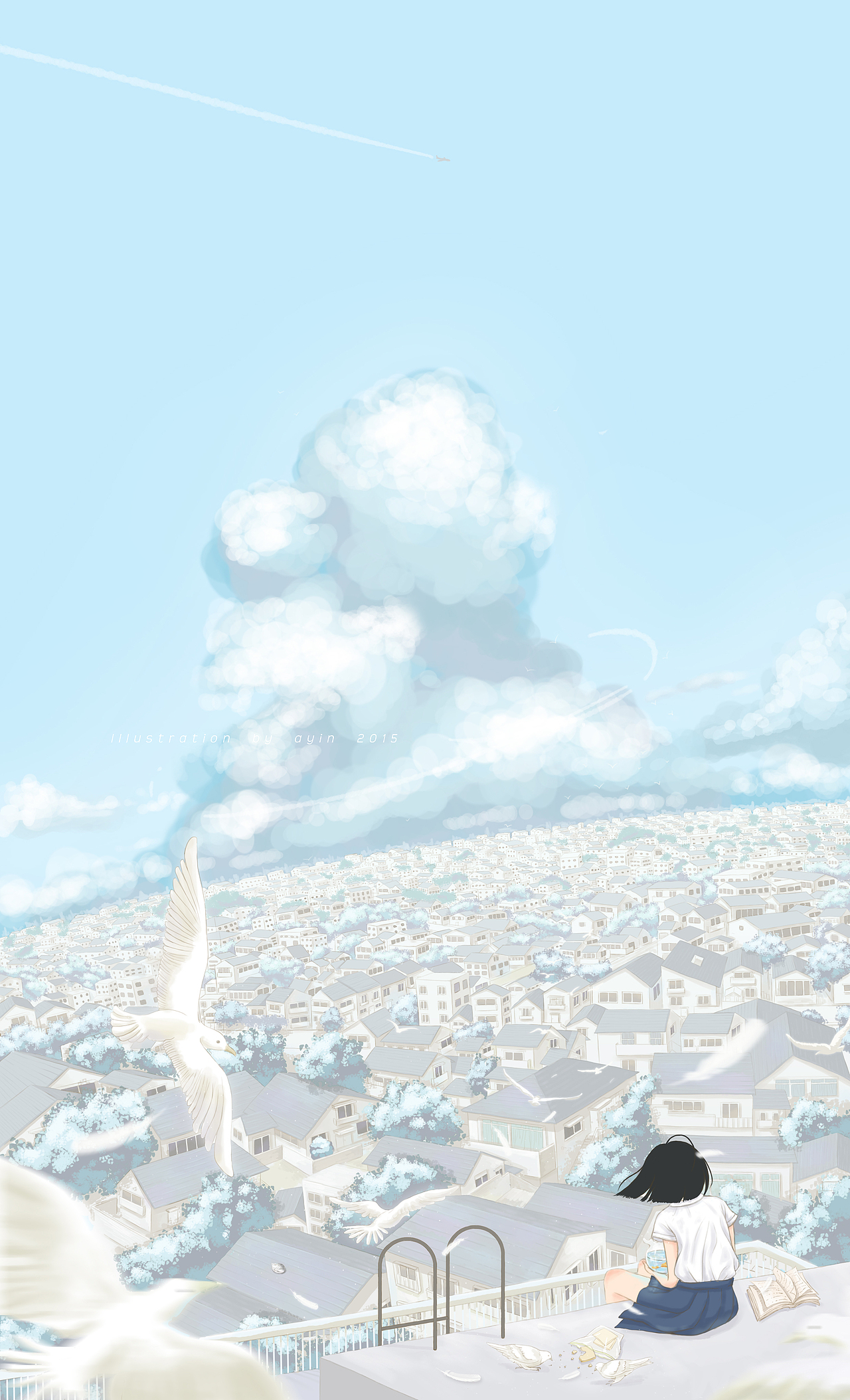 在有太阳的日子里，你就是晴天里的云朵（图ZMzM0MTEyMDA=） - 创作习作 - 站酷设计师Yin_Yeh原创素材 - 站酷ZCOOL