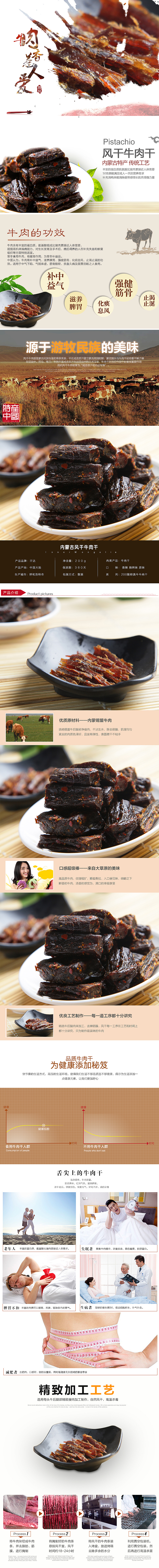 牛肉干详情页（图ZMzM5NDQ3MDQ=） - 电商 - 站酷设计师Ellen左视界原创素材 - 站酷ZCOOL