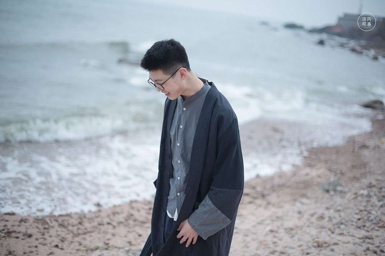 海边日系清新人像