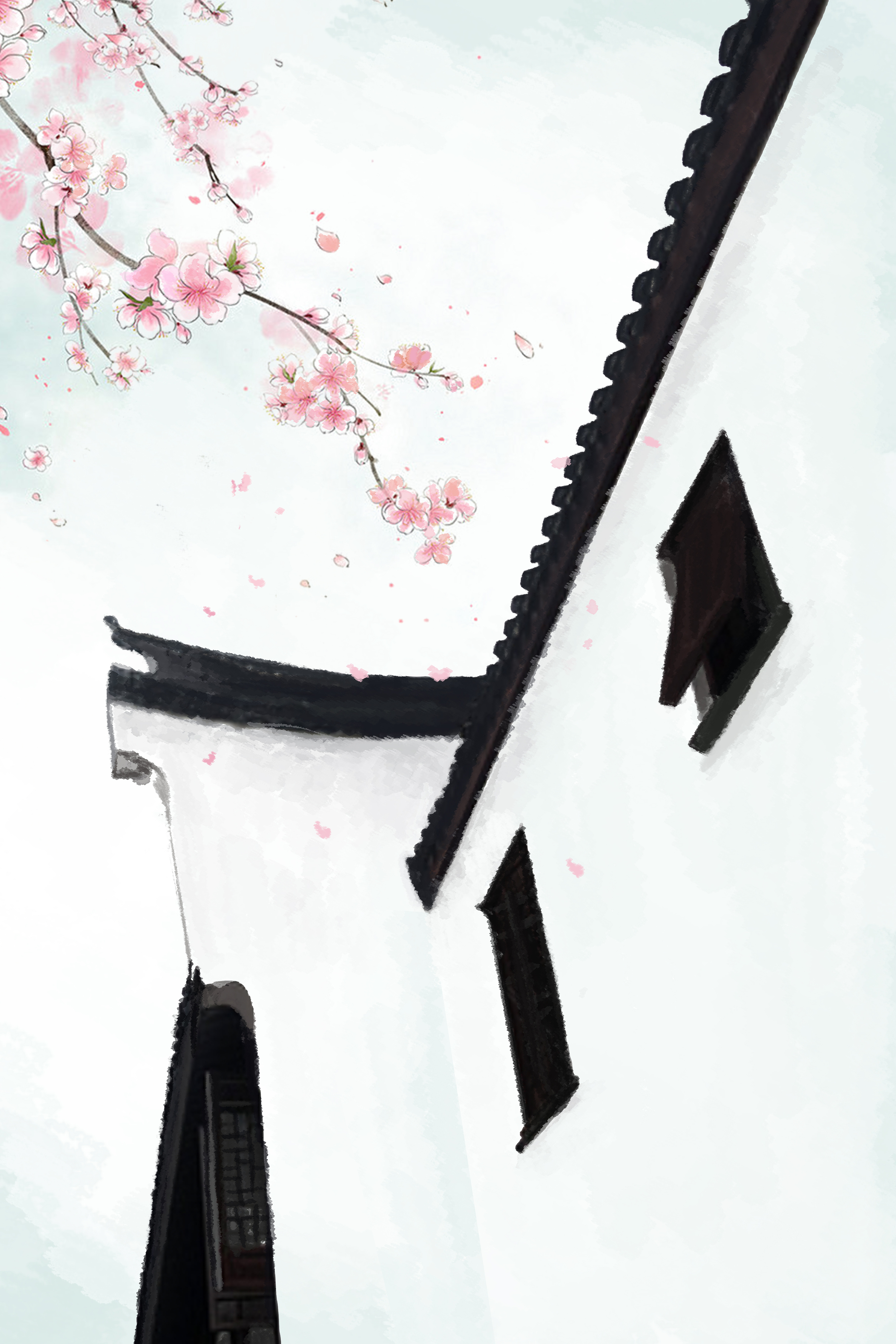 古风四季江南风景