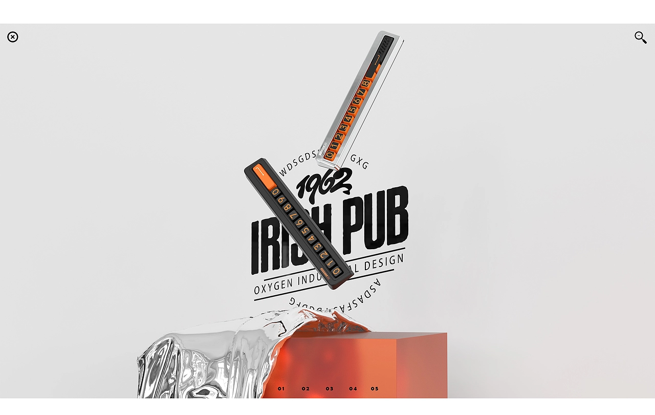 Cube方块—键盘号码牌