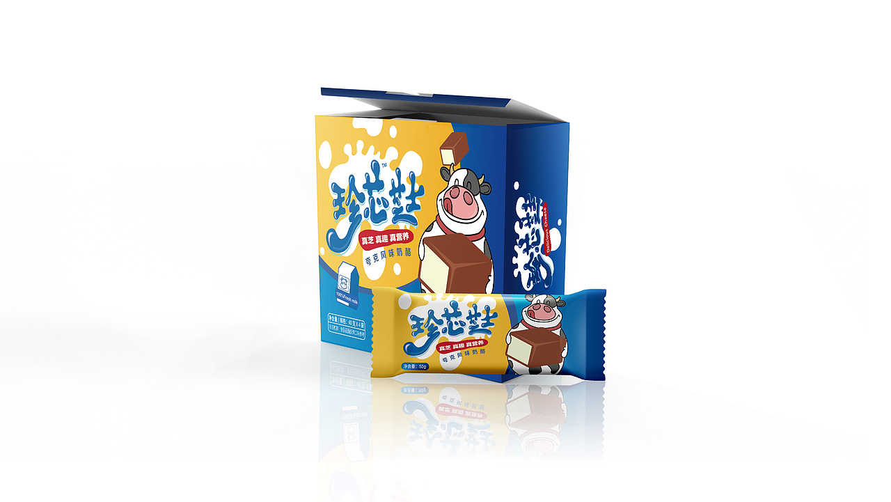 包装设计-芝士条零食包装升级设计