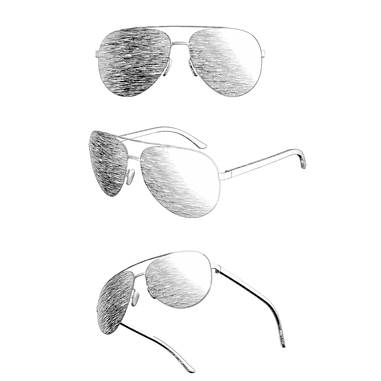 C4D眼镜建模渲染之太阳眼镜综合案例教程