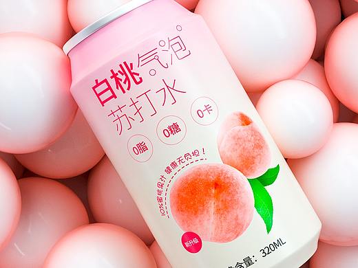 气泡苏打水易拉罐建模-OC渲染