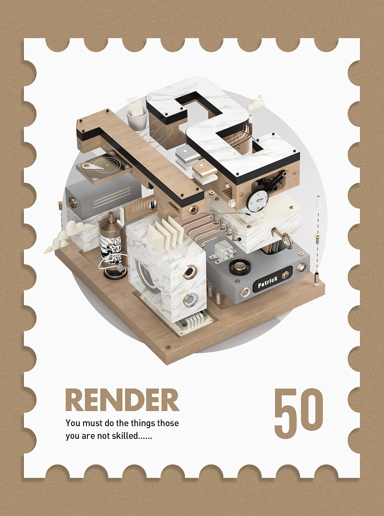 C4D创意场景（图ZMTYzOTU0NzM2） - 场景 - 站酷设计师派大糖原创素材 - 站酷ZCOOL