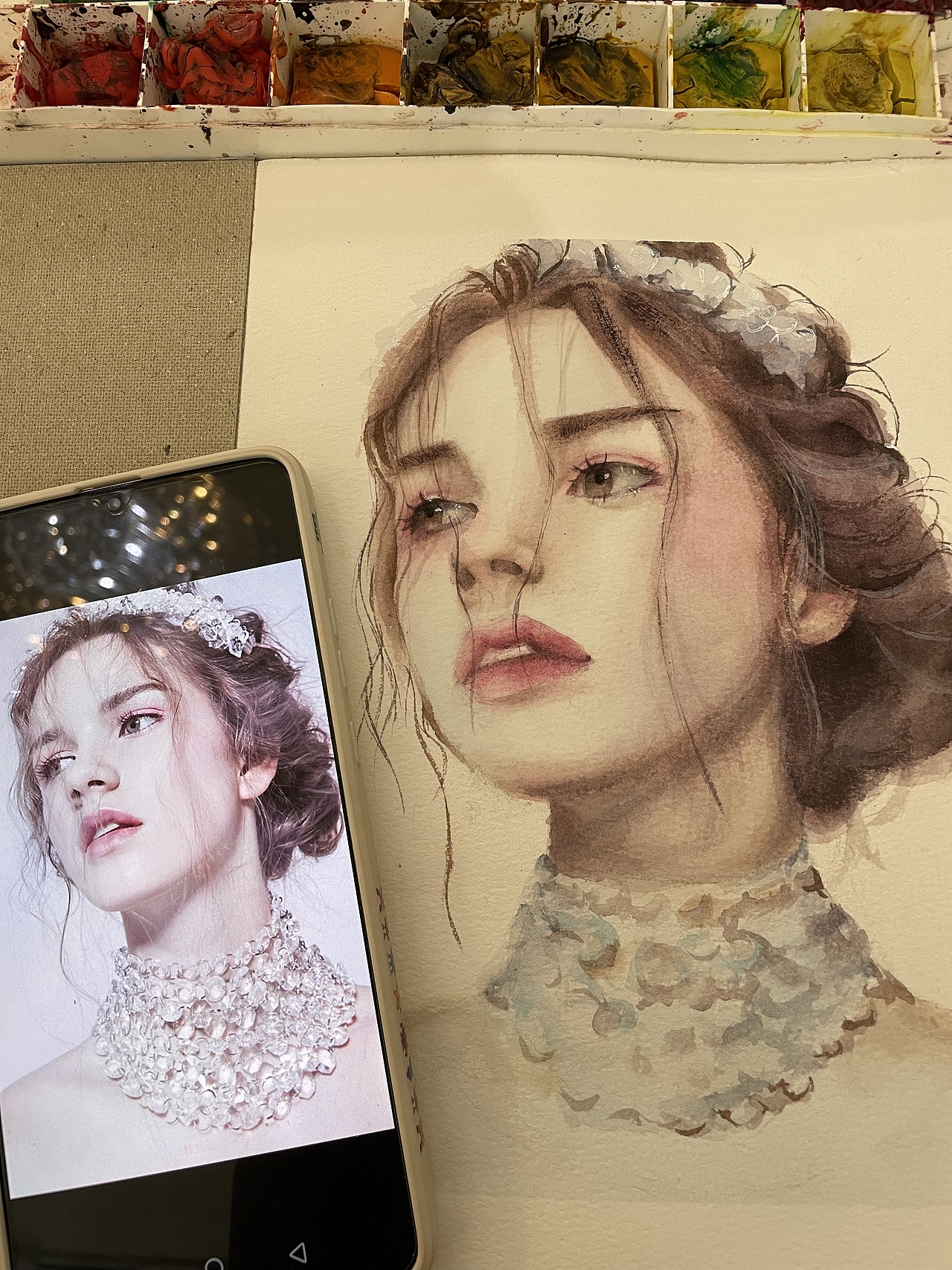 人像练习（图ZMjU5MzA2NjY0） - 创作习作 - 站酷设计师维大人原创素材 - 站酷ZCOOL