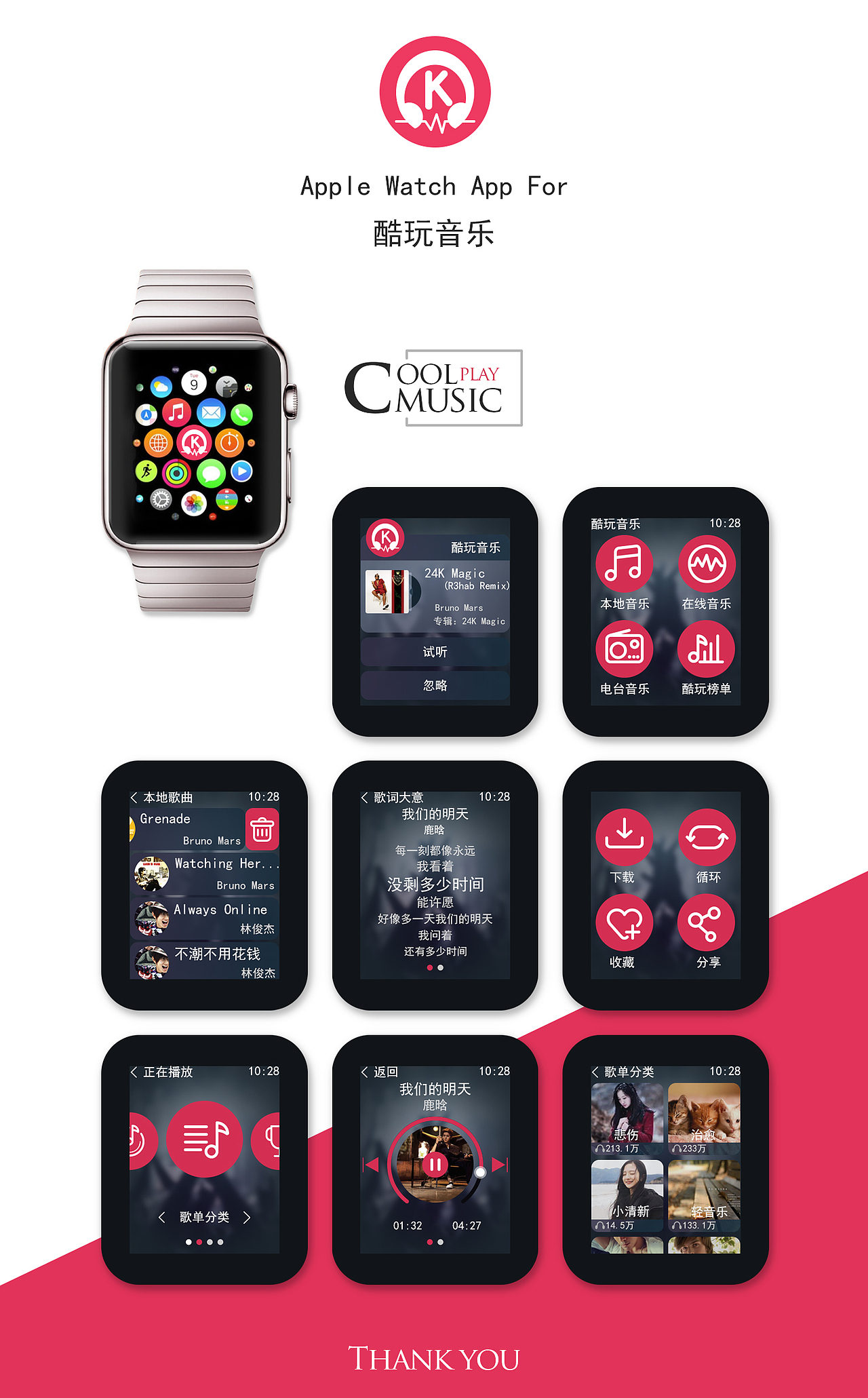 WATCH界面（图ZMTUzMzEyMzQ4） - APP界面 - 站酷设计师原地打滚原创素材 - 站酷ZCOOL
