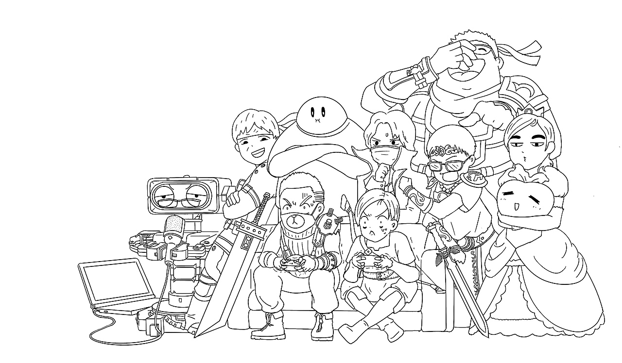 “秦斗会”活动主题插画