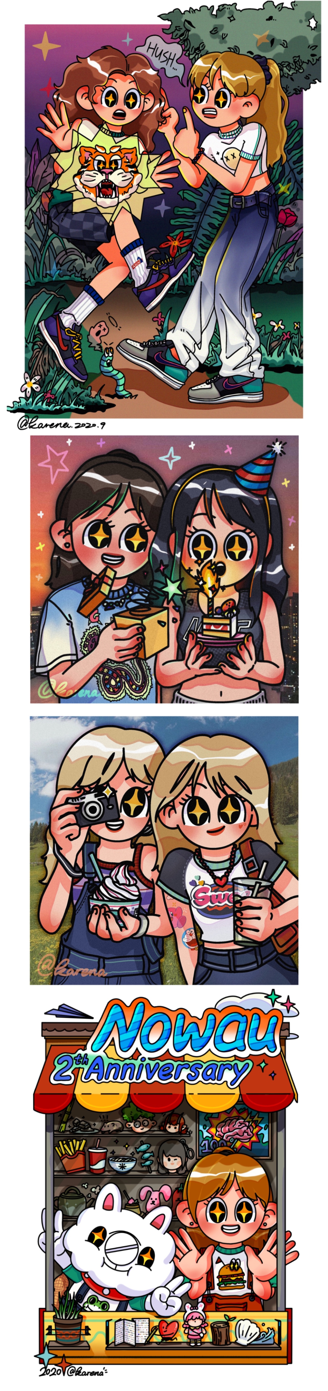 🍎2020总结🍎（图ZMjM2NTUzMzMy） - 创作习作 - 站酷设计师Kakarena原创素材 - 站酷ZCOOL