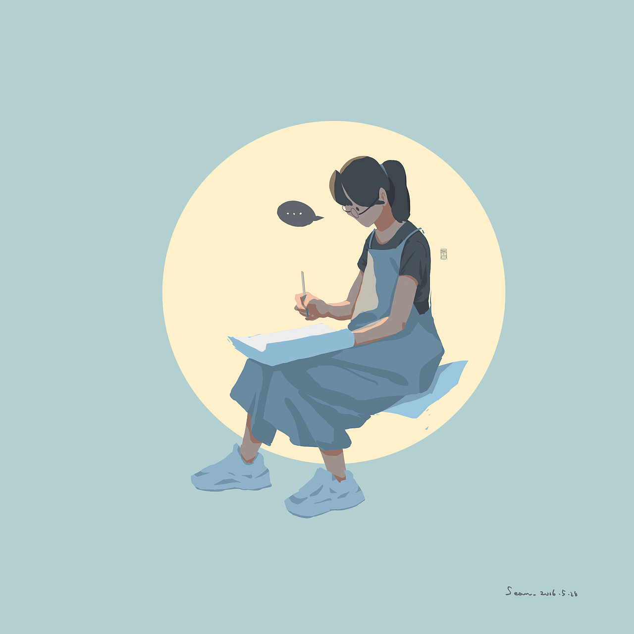 轻想连载的一批画照片～（图ZNTA0MTg1MzY=） - 商业插画 - 站酷设计师SeanChaika骐旭原创素材 - 站酷ZCOOL