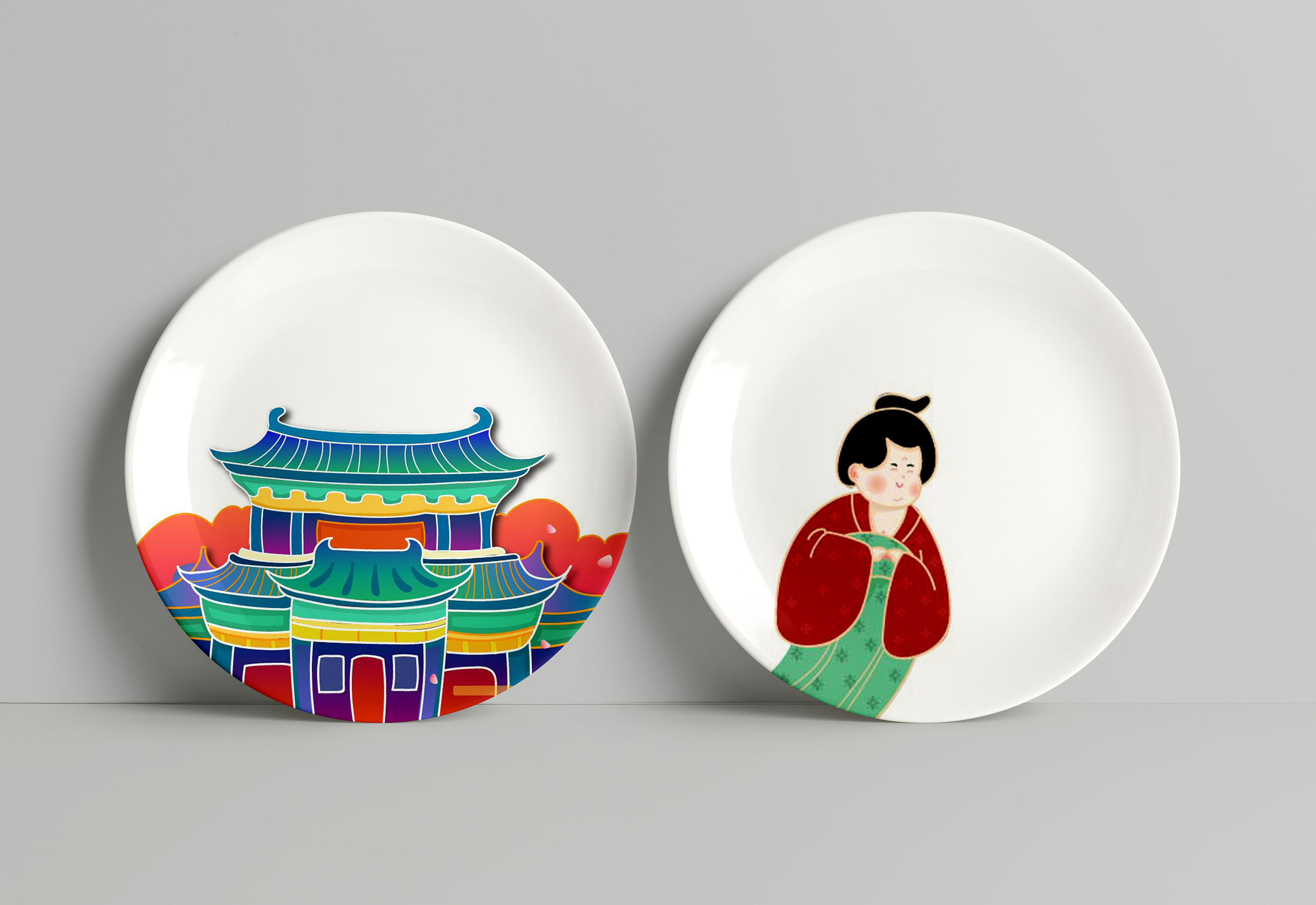 插画在西安文创上的应用