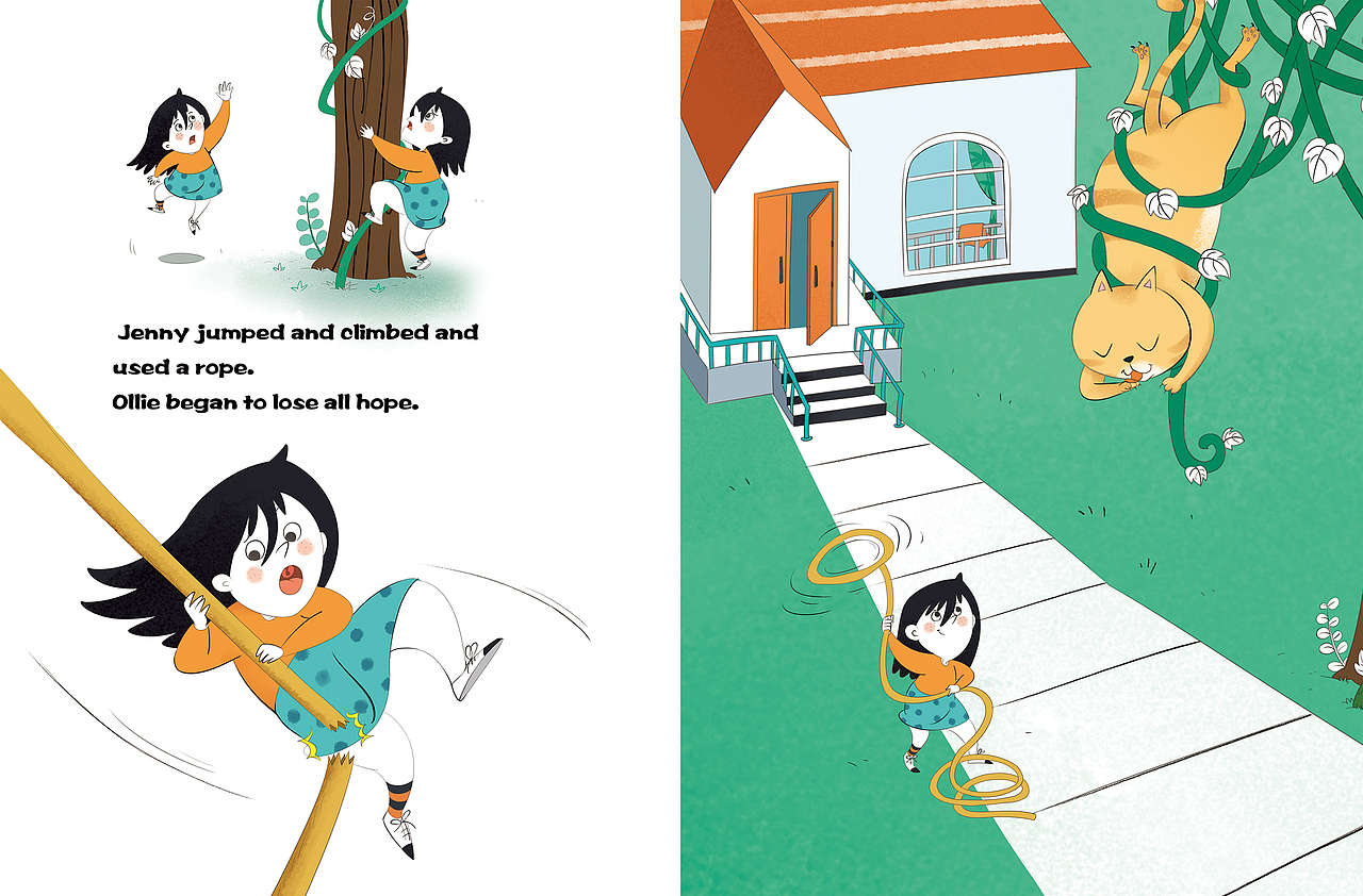 《Ollie the naughty Kitty》已出版商用