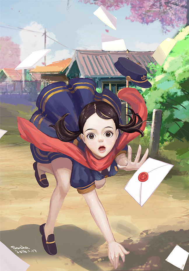 邮差（图ZNDA3Mjg0NzY=） - 创作习作 - 站酷设计师Ishara13th原创素材 - 站酷ZCOOL