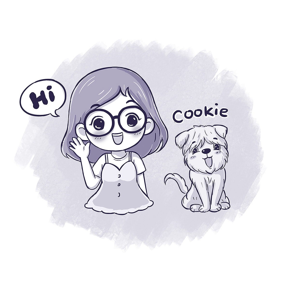 我和我的宝贝cookie（图ZOTY0ODE5MTI=） - 创作习作 - 站酷设计师wusuwusulove原创素材 - 站酷ZCOOL