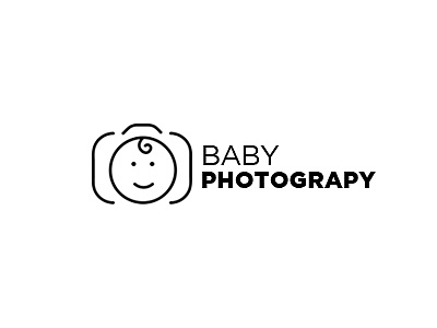 Via  20款Baby元素Logo设计