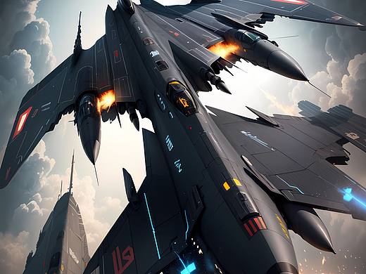 未来战机（个人主页-ZNjczNzAxMjQ=） - AI作品 - 站酷设计师多金少侠原创素材 - 站酷ZCOOL