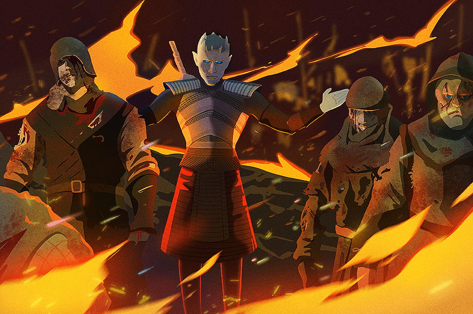 冰与火之歌/权力的游戏（图ZMTU5MjIyODAw） - 创作习作 - 站酷设计师花生酱酱米原创素材 - 站酷ZCOOL