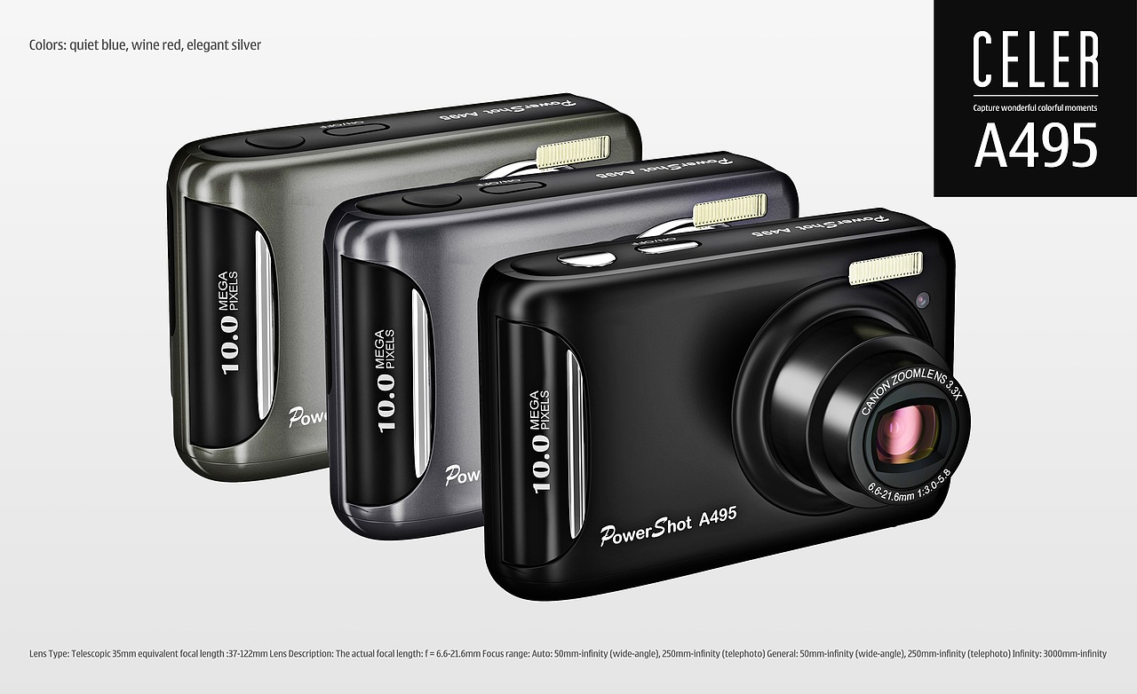 【云尚】建模渲染练习-数码相机